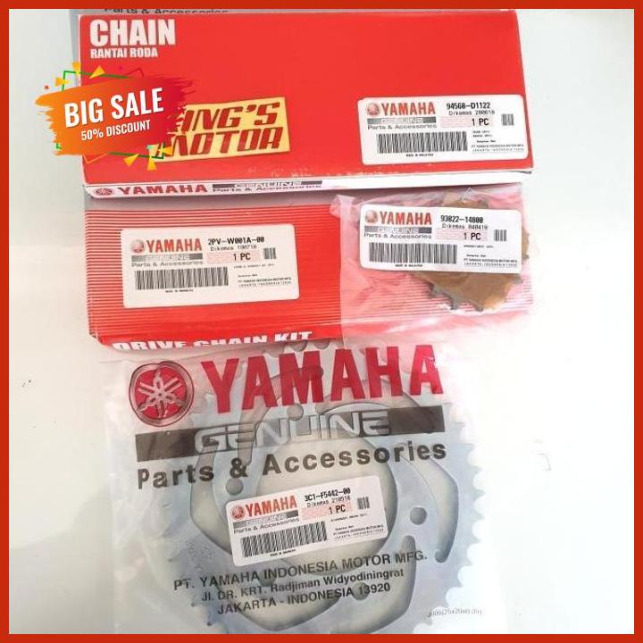 Rekomendasi!! Gear, Gir, Set / Gearset Mx King, Mx 150 (2Pv) Asli Yamaha Original Yamaha Genuine