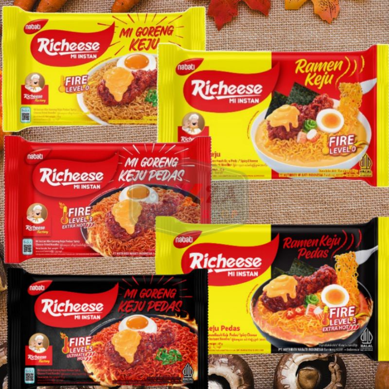 

Mie Richeese Nabati All Variant