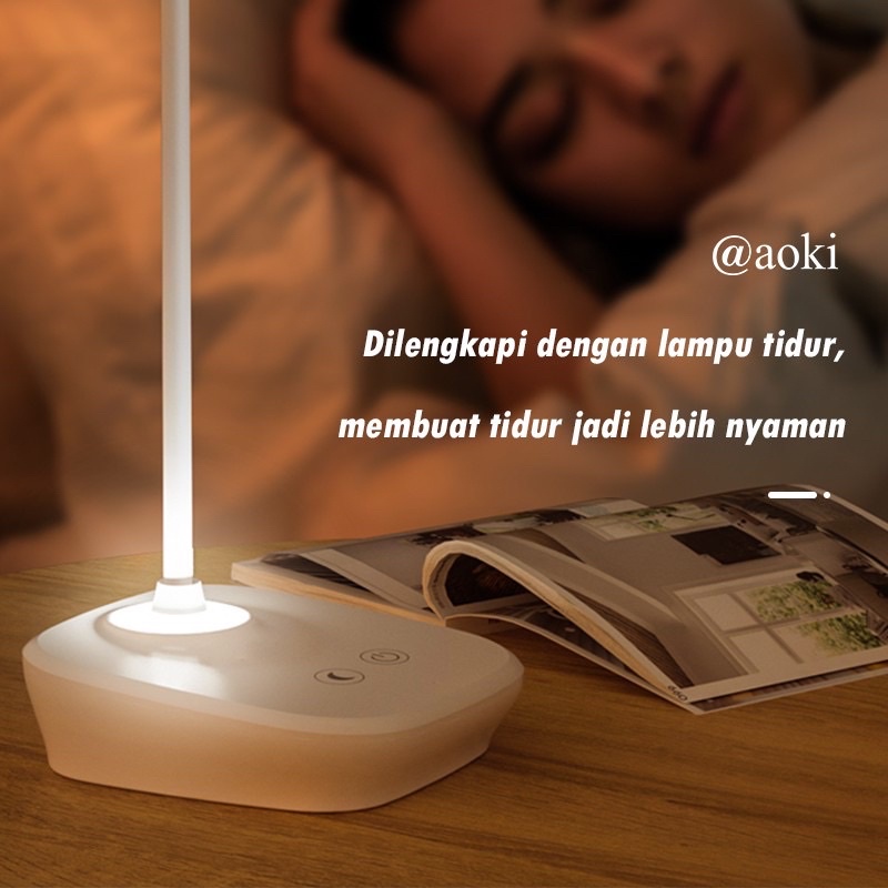 Lampu Aoki / Lampu belajar &amp; Lampu tidur portable