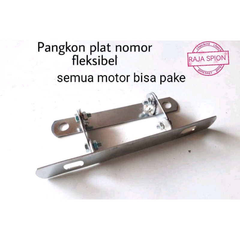 pangkon dudukan plat nomor cb gl Tiger megapro/pangkon plat nomor flexibel universal all motor