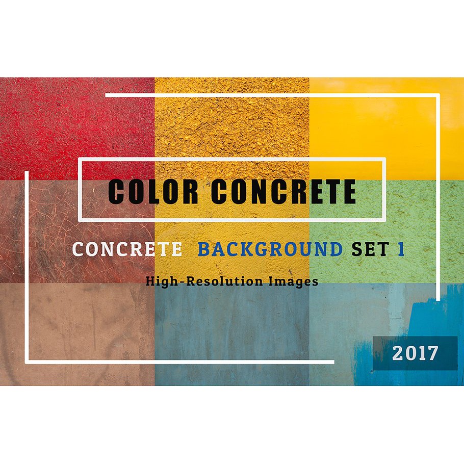 50 Concrete Textured Background Set - JPEG Ultra HD