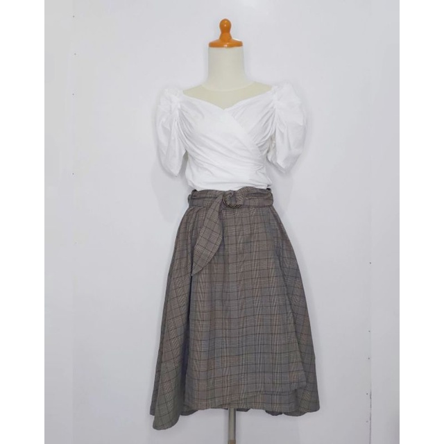 Brown Tartan Skirt