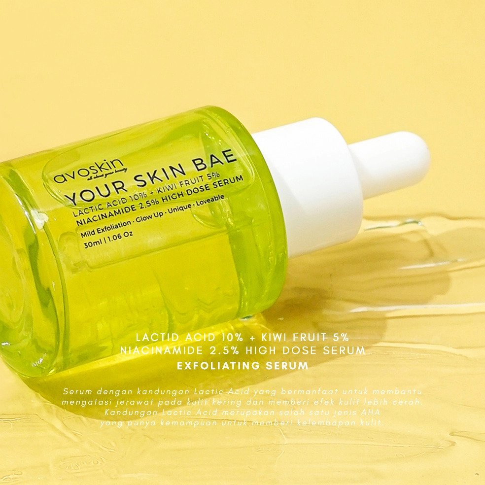 [BPOM] AVOSKIN Your Skin Bae Series 30 ML - AVOSKIN YSB Serum Niacinamide, Alpha Arbutin, Hyacross, Salicylic Acid, Vit C, Lacic Acid, Hyacross, Azeclair Serum 100% ORIGINAL 30ML