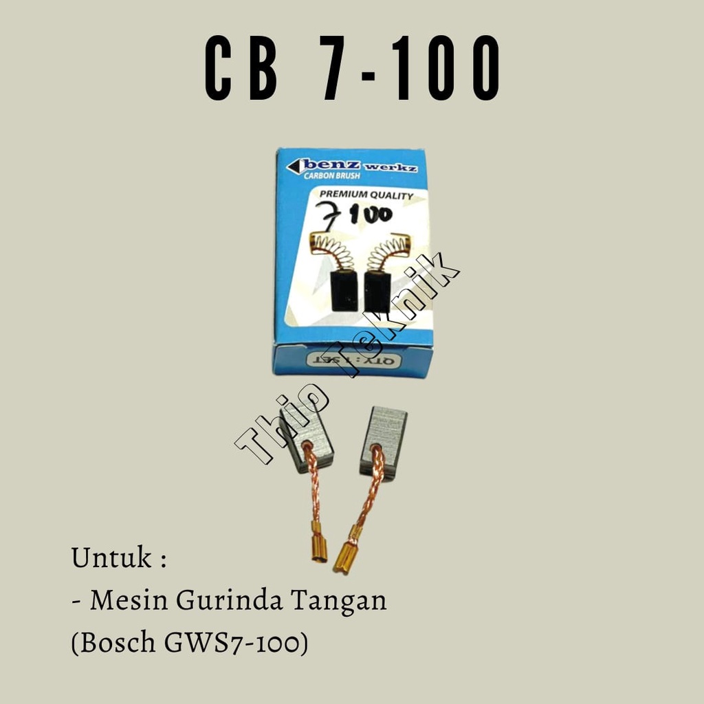 Benz - Carbon Brush CB 7-100 CB7-100 Arang Spul Sepul