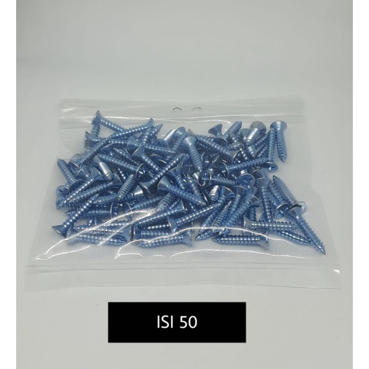 SDS FH 6x20 Sekrup Skrup Roofing Flat Head Self Drilling Screw ISI 50