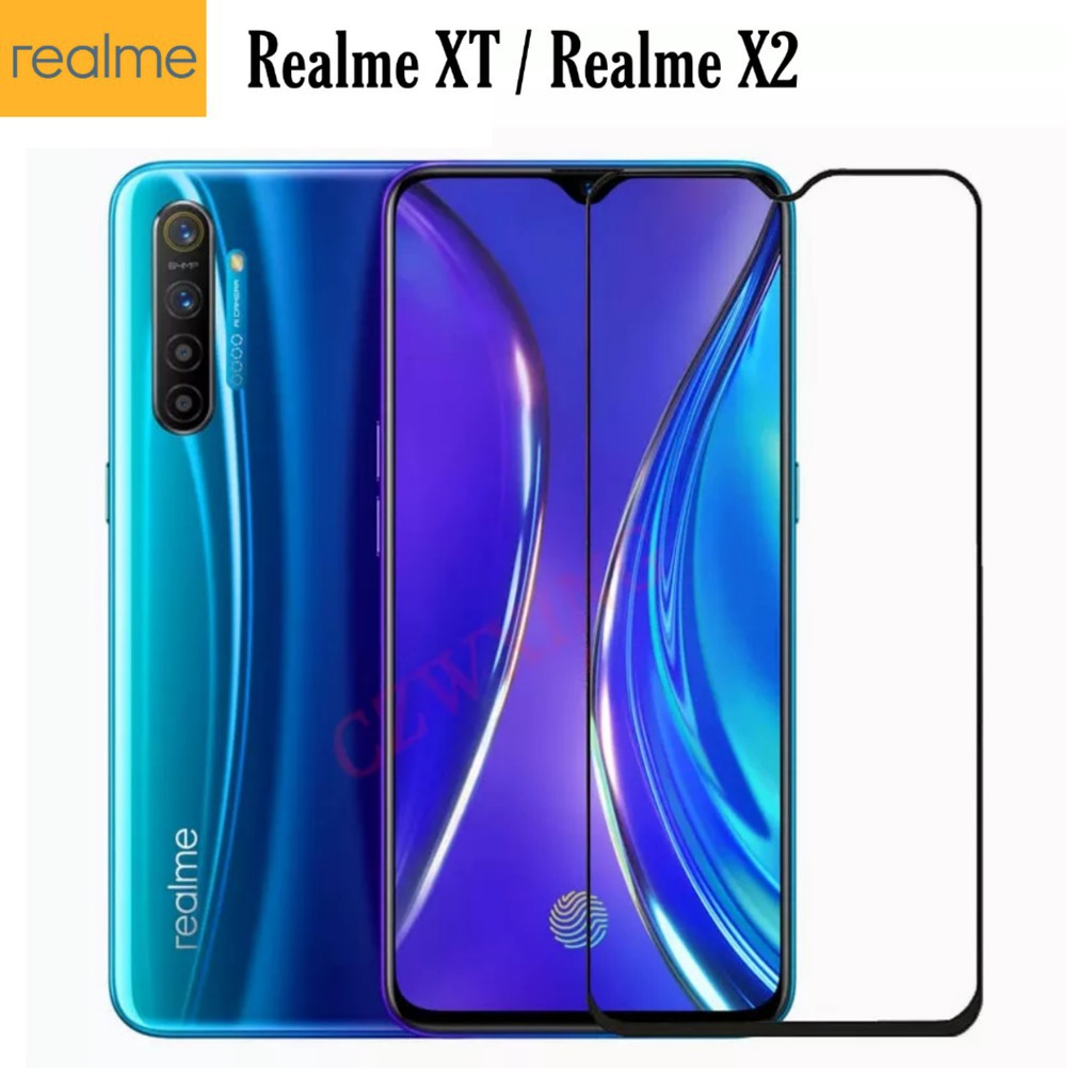 ANTI GORES OPPO REALME XT X2 PRO TEMPERRED GLASS FULL COVER