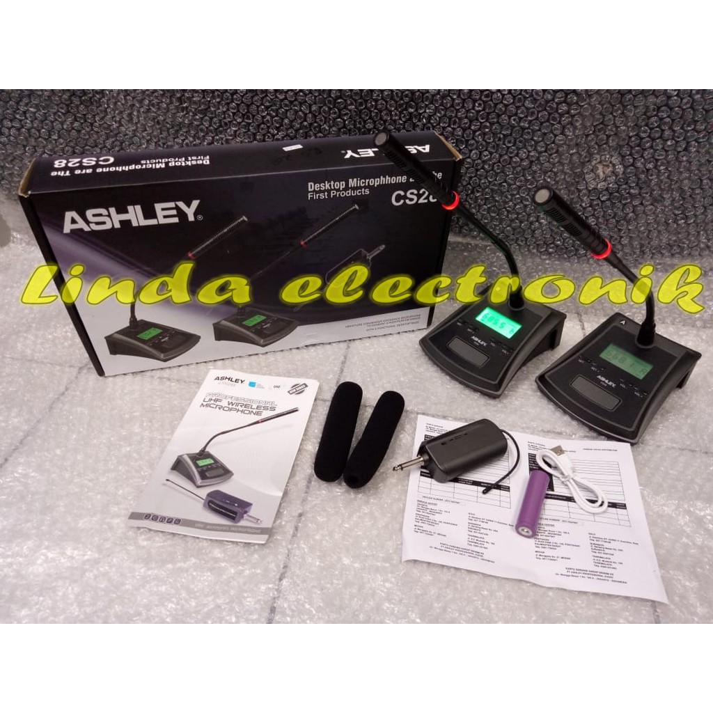 mic wireless ashley cs28 cs 28 ORIGINAL
