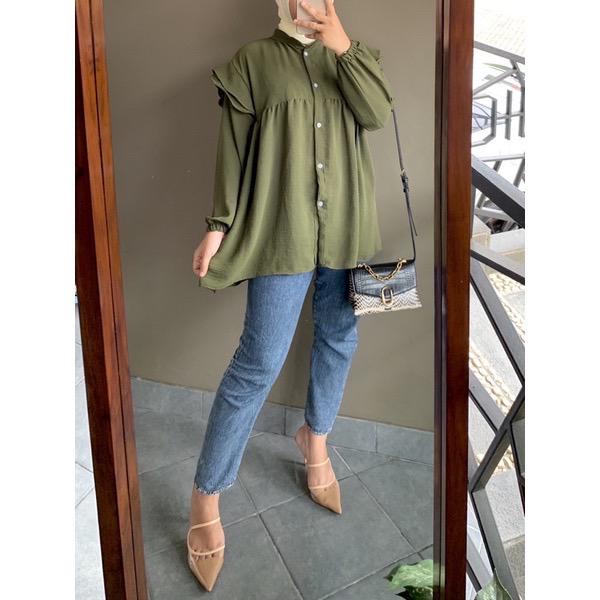 baju atasan wanita terbaru / ATASAN WANITA BLOUSE / CRINKLE BLOUSE / ATASAN WANITA JUMBO / KEMEJA BLOUSE WANITA / BLOUSE MURAH / ATASAN WANITA MURAH / ATASAN BLOUSE WANITA / blouse crinkel