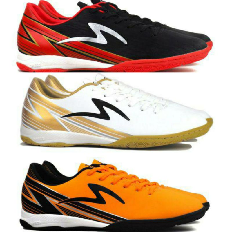 Sepatu Futsal Specs Lightspeed 20 Pro in -WhiteGold/OrangePop/Blacksilver/BlackBright ORIGINAL100%