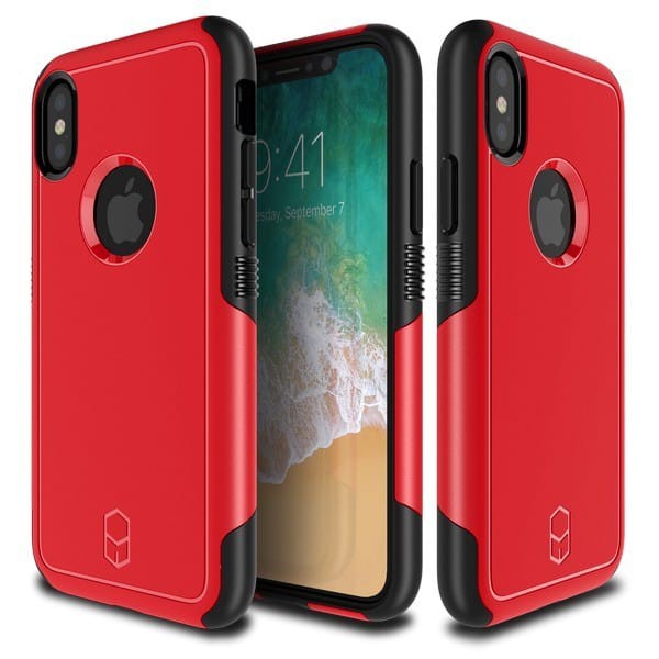 Case iPhone X Level Aegis Original Patchworks - Red