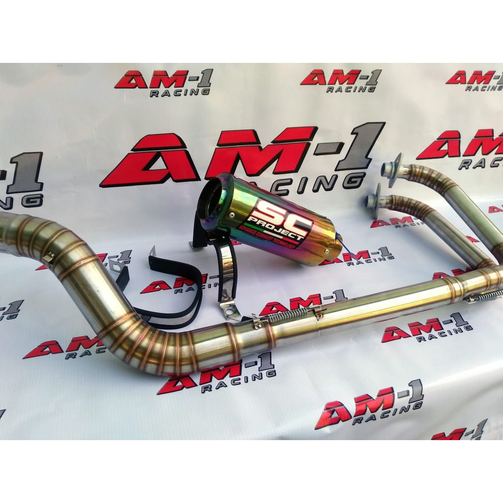 Knalpot Racing Sc Project Pelangi Yamaha R25 R 25 Mt25 Mt 25