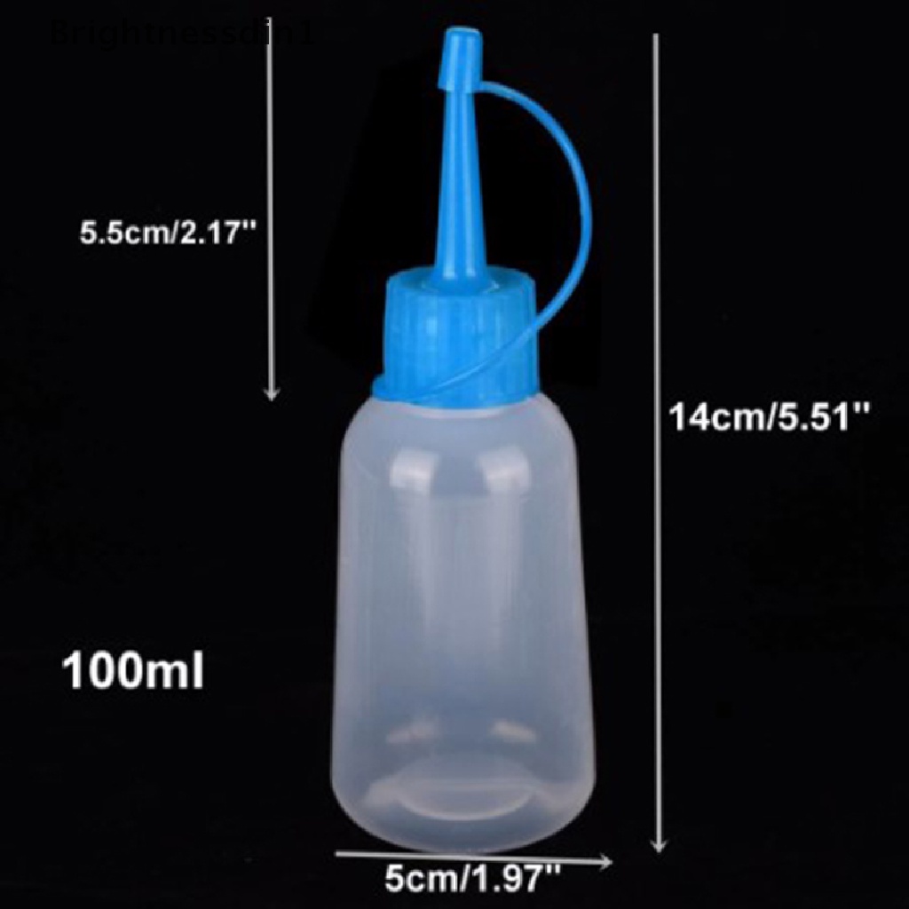 Botol Remas Bahan Plastik Bening 100ml Dengan Tutup