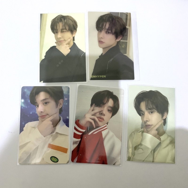 PHOTOCARD JAKE ENHYPEN OFFICIAL LD LUCKY DRAW TOREC HMV LINE MUSIC MEMORIES MURCE