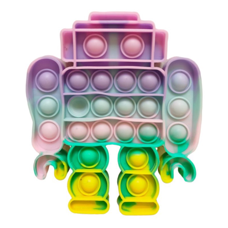 ( COD ) Mainan Anak Pencet Pop It Rainbow / Pop It Rainbow Murah / Mainan Pop It-Robot Transformer