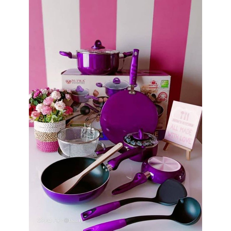 Supra Panci Set 12 Pcs Teflon