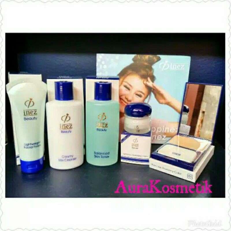 ❤️GROSIR❤️ INEZ Paket for Dry Skin/Kulit Kering (5 in 1)+Free Gift Cantik