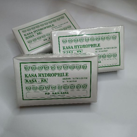 Kasa Hydrophile/Kasa KK/Kasa Steril Ukuran 16cm × 20 cm