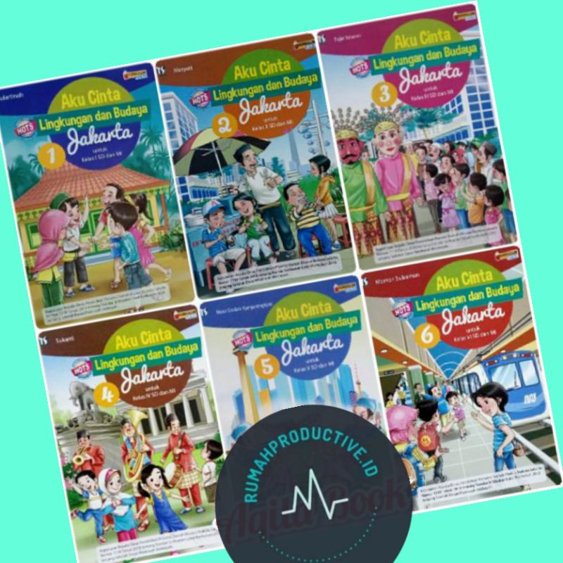 PLBJ AKU CINTA BUDAYA LINGKUNGAN JAKARTA KELAS 1 2 3 4 5 6 SD ORIGINAL