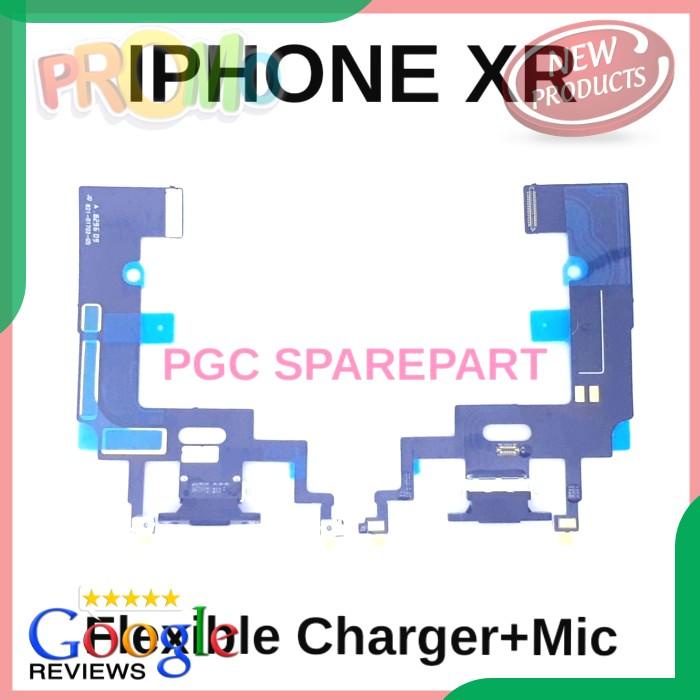 SPAREPART HP ORIGINAL FLEXIBLE CONNECTOR CHARGER MIC IPHONE XR FLEXIBEL TERLENGKAP