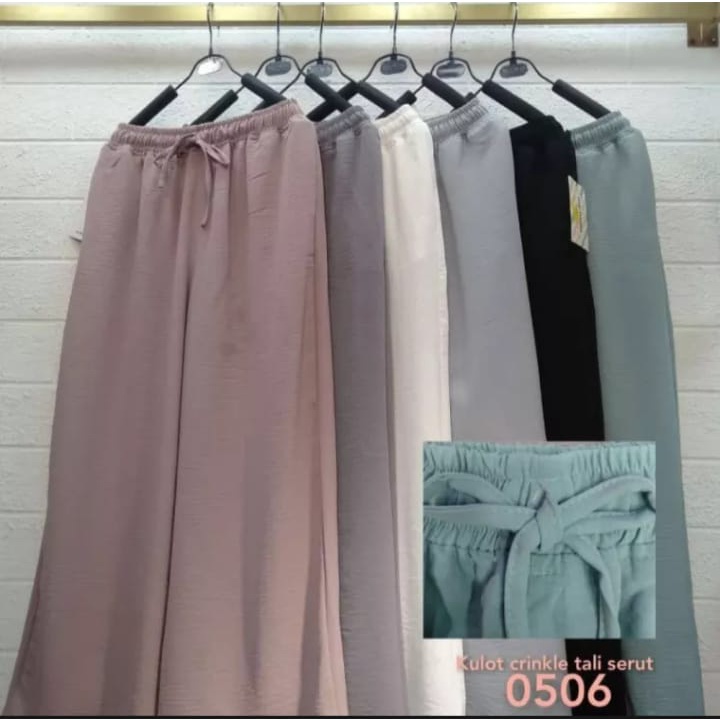 Celana kulot crinkle bahan crinkle airflow premium / celana kulot CRINKLE wanita loose cullote pants homewear / celana wanita celana panjang wanita terbaru 2022 celana kulot koran style terbaru kulot jumbo kulot wanita terbaru