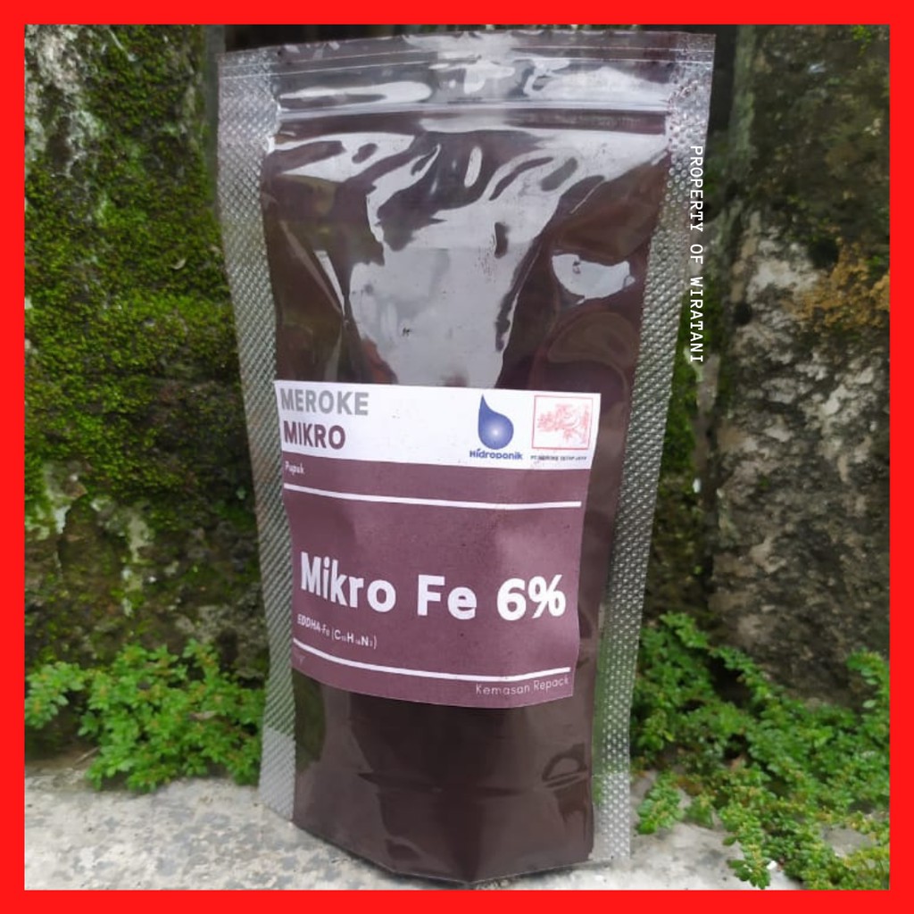 Meroke Mikro Fe EDDHA 6% - Kemasan 100gr