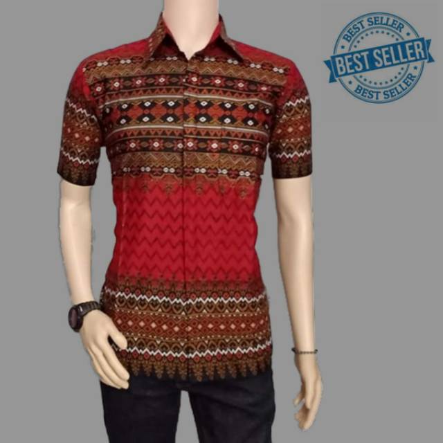  BAJU  BATIK COUPLE MODERN monalisa  Genes MERAH BIRU TOSCA 