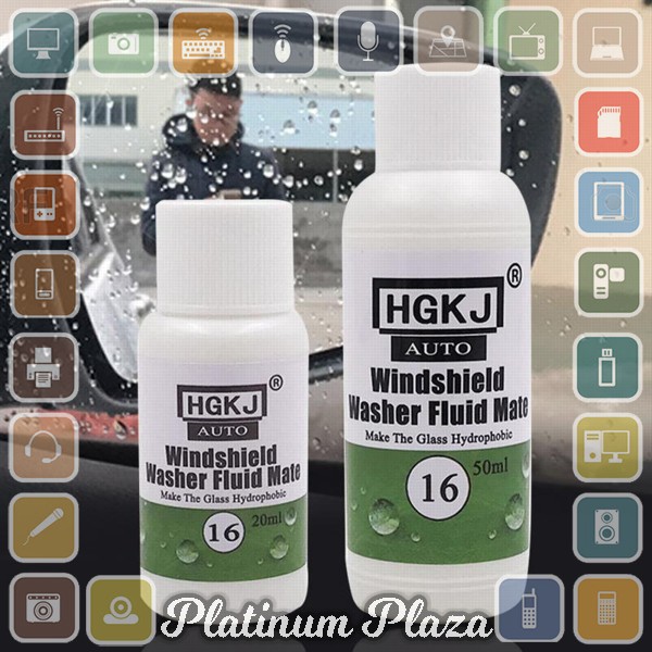 HGKJ Cairan Anti Embun Window Windshield Glass Anti-fog Hydrophobic Coating 50ml - HGKJ-16`2OQZJW-