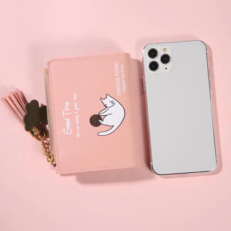 (27AN.ID) Dompet Lipat Wanita AS3011 Dompet Wanita import Murah Lipat Kecil Lucu & Cantik Real Pict-5