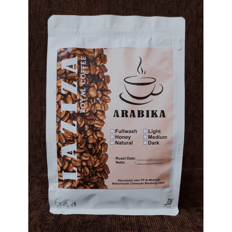 

Kopi Arabika Bubuk / Biji Rasagalor Mekarmanik Bandung Natural Laziza Coffee 250 Gram