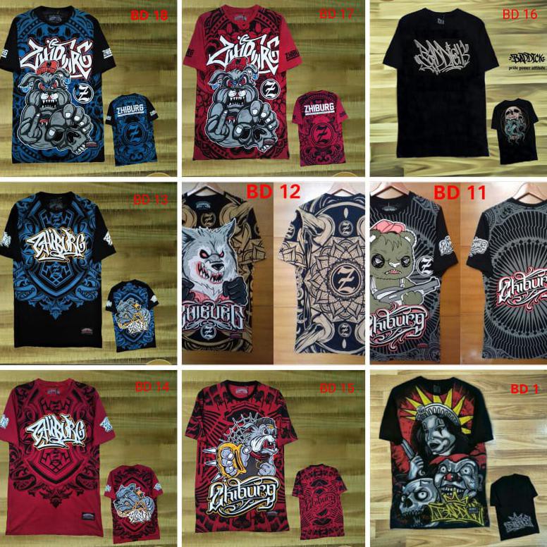 KAOS FULL PRINT COWOK CEWEK MOTIF HOMIES HARDCORE BAJU MUSIK FULL DESAIN TENGKORAK FULL PRINTING XXL