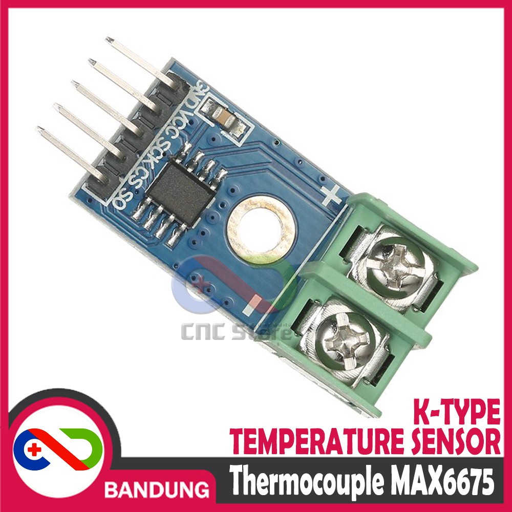 K TYPE-K THERMOCOUPLE MAX6675 MODULE HIGH TEMPERATURE SENSOR FOR ARDUINO SENSOR SUHU