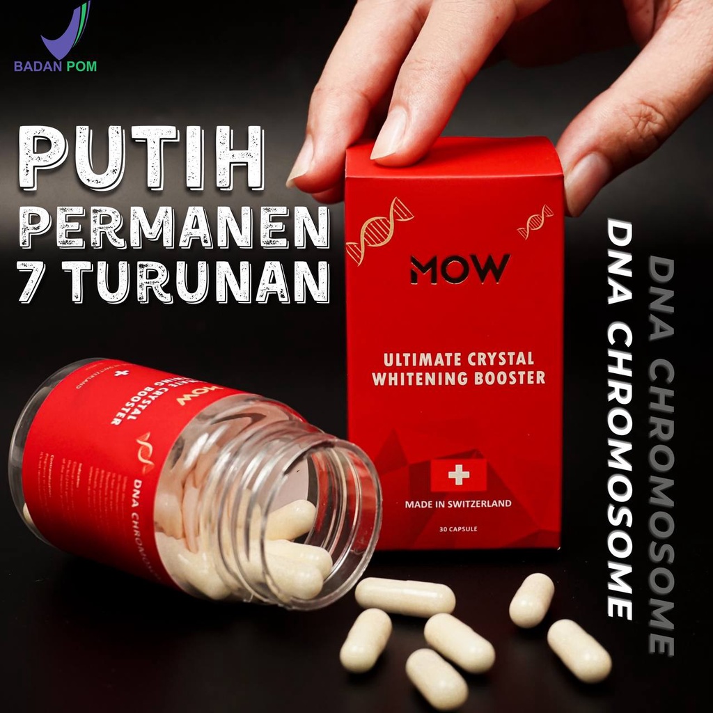 Suplemen pemutih badan/pil whitening/dna cromosome/infus whitening/kapsul whitening/putih tujuh turu