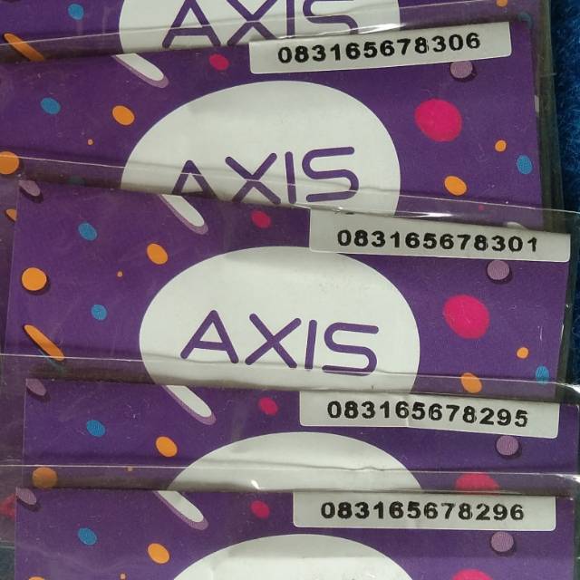 Kartu perdana Axis pulsa 0K