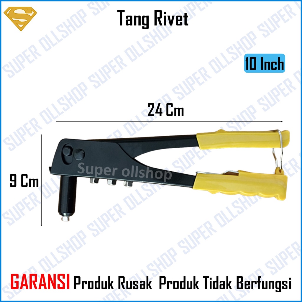 MURAH !!! Tang Rivet 10 inch/ Tang Ripet / Tang Rifet Nut / Tang Paku Rivet Nut 10 Inch