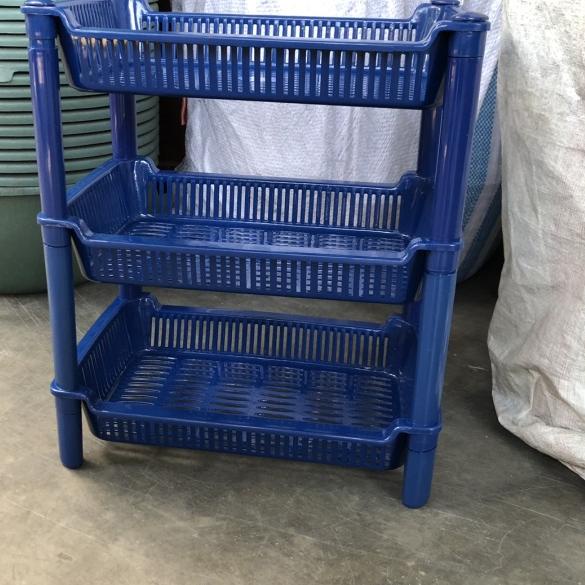 ➲ Rak Bumbu Bawang Plastik Serbaguna Susun 3 Mini ✥