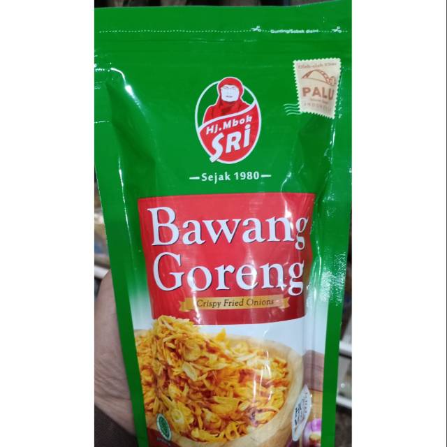 

Bawang goreng asli Palu Mbok Sri