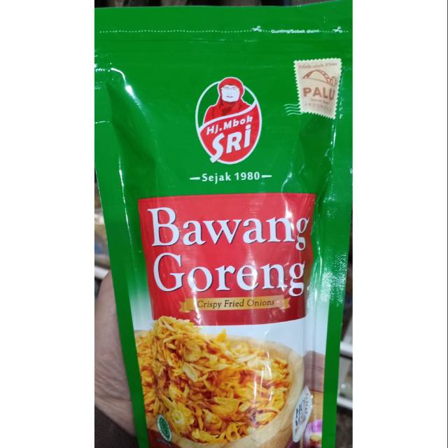 Bawang goreng asli Palu Mbok Sri