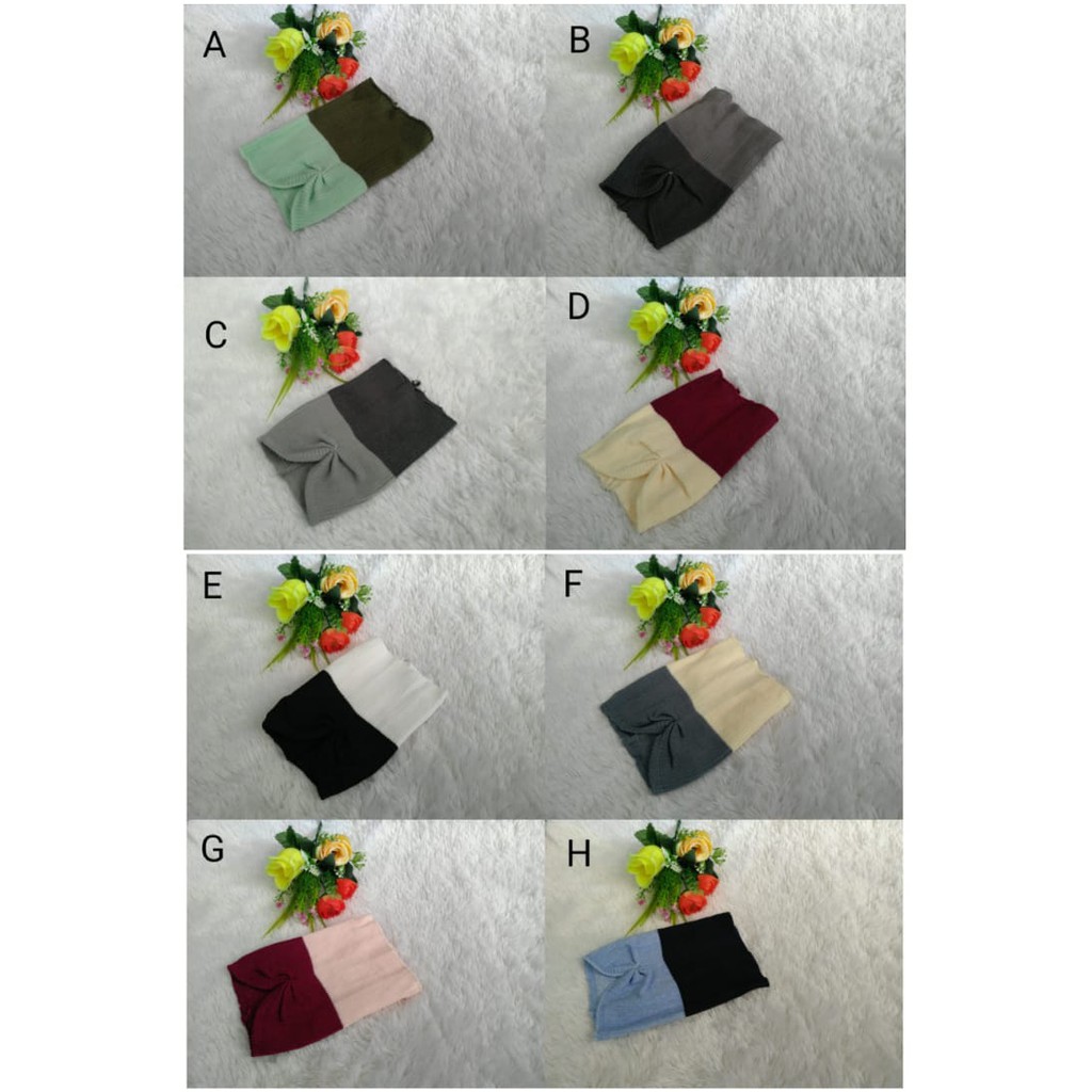 CIPUT RAJUT 4 WARNA / 2 WARNA / RISTY / 1 WARNA POLOS MURAH PILIH WARNA