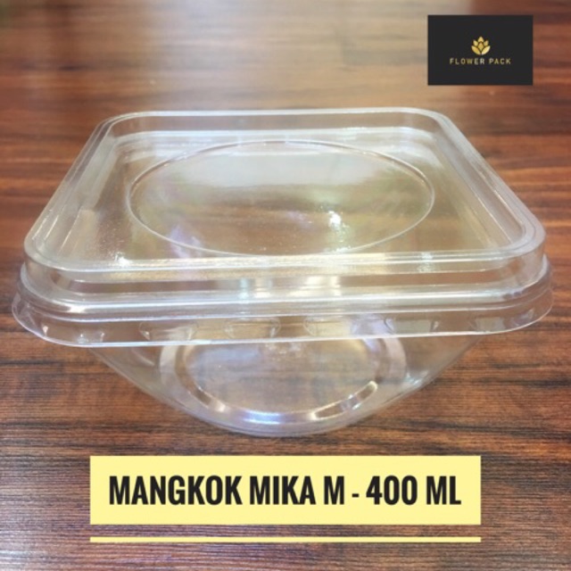 Mangkok Mika M SIP 400ml Mangkuk Plastik Wadah Makanan Salad Buah  400ml /Mangkok Plastik 400ml /Man