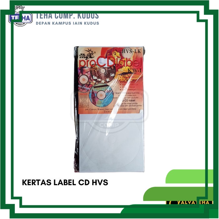 Kertas Label CD DVD HVS Stiker CD DVD Label Sticker