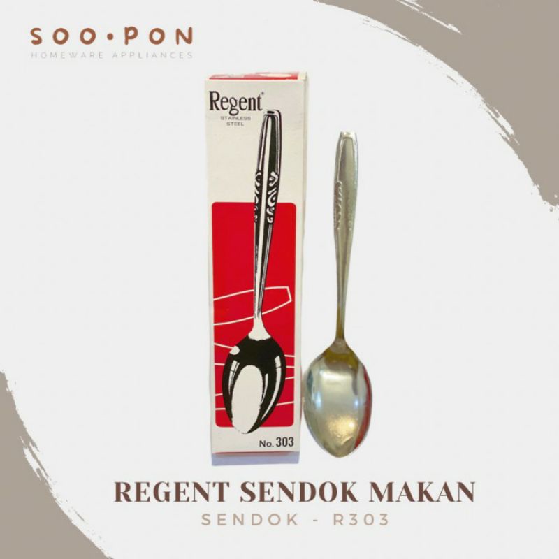 [ ⭐⭐⭐⭐⭐ ] Sendok Makan REGENT 303 MASPION isi 12 pcs ( 1 lusin )