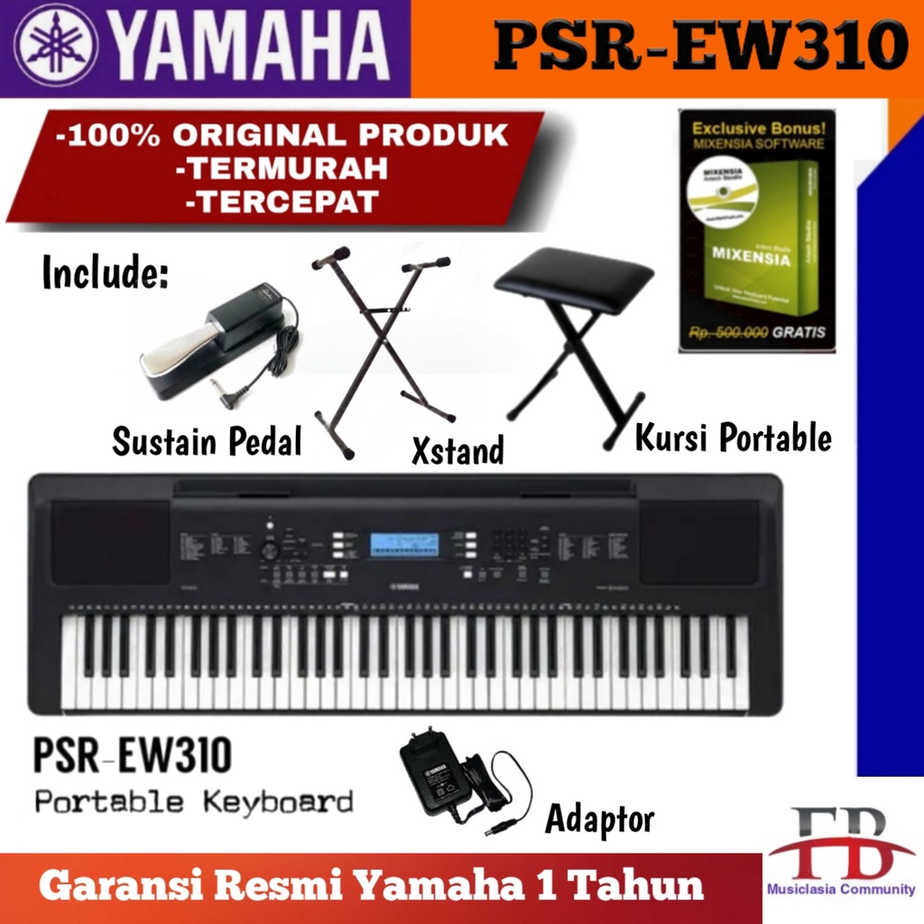 Yamaha PSR EW310 Keyboard / PSREW310  PSREW 310 / PSR EW 310 PSRE W310 Original