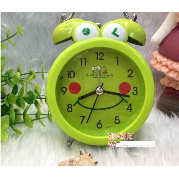 JAM WEKER KRING 4 inch FULL BODY BESI - TWINBELL ALARM CLOCK KEROPPI