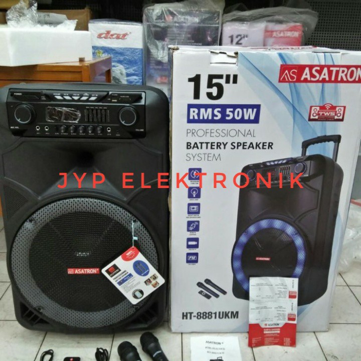 SPEAKER PORTABLE ASATRON 8881 UKM / 8881UKM (USB ,BLUETOOTH)