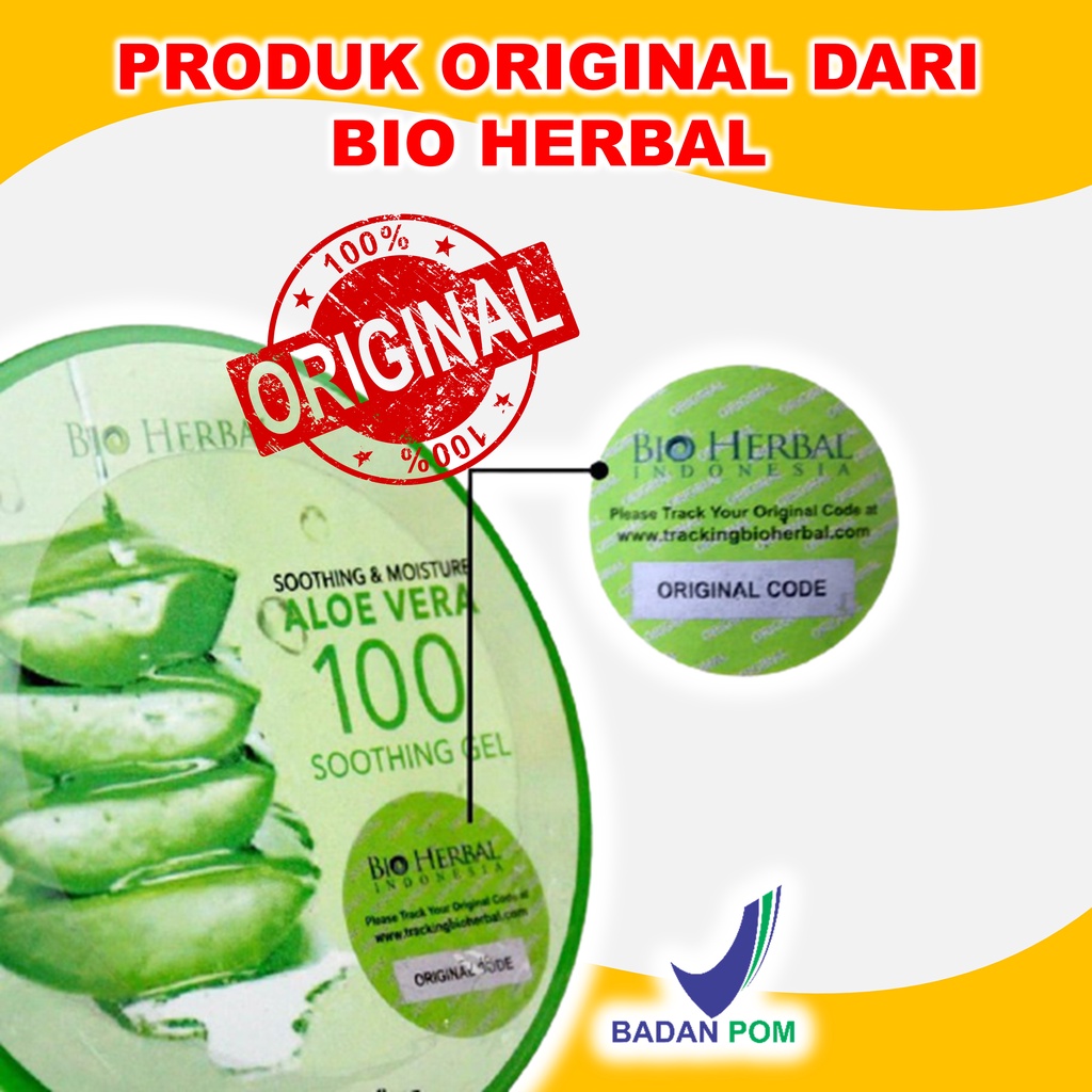 Aloe Vera Gel Pelembab Muka Aloevera BPOM Original B7P