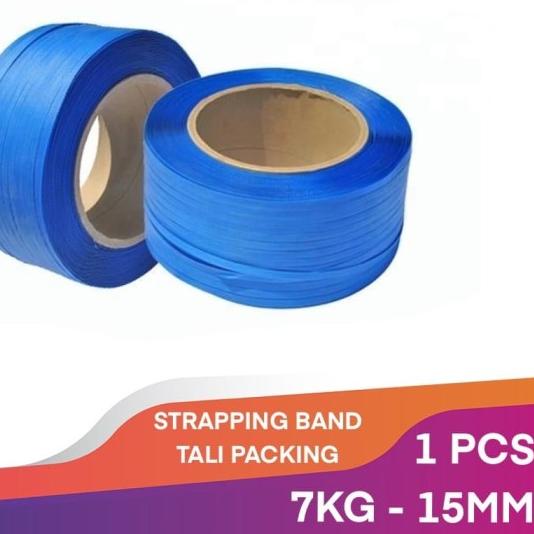 

♥ STRAPPING BAND 15MM X 750M TALI PACKING TALI KLAM WARNA KUNING 7KG - Kuning ➳