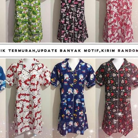 ♂ Alvaro Outlet PIYAMA DASTER WANITA DEWASA - Part2 / MOTIF KARAKTER ➸