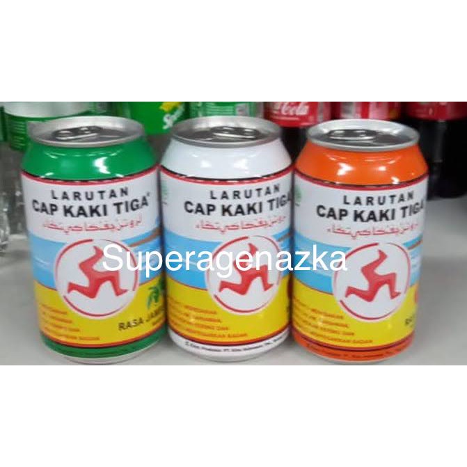 

Larutan penyegar Cap Kaki Tiga 320ml kaleng