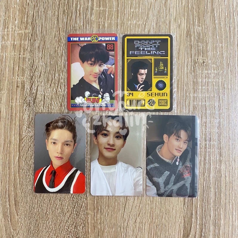 PC Mark Taeyong Kai Sehun EXO NCT 127 Dream SuperM || Photocard Id Card Bene Sg22