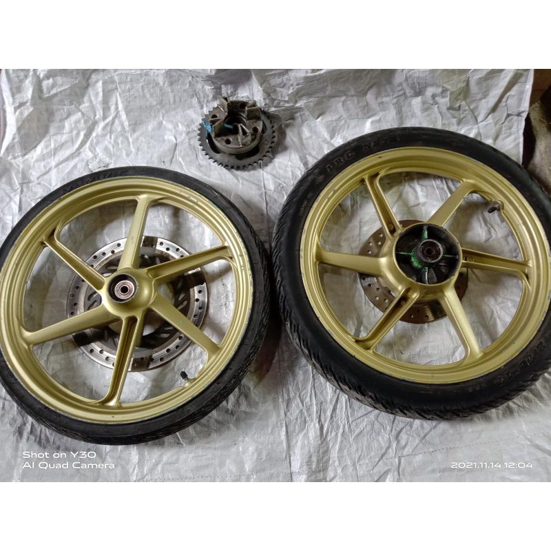 velg set 2nd ori cbr150 old thailand cbr karbu